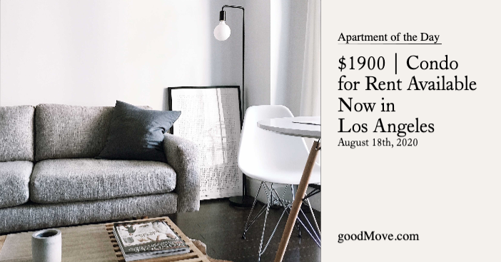 Chic Gray Condo Rental Ad Los Angeles