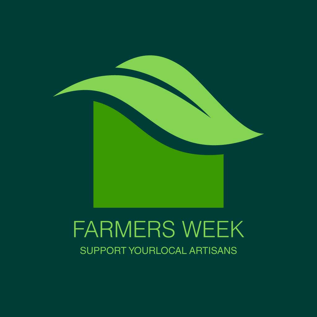 Green Themed Farmers Week Event Poster