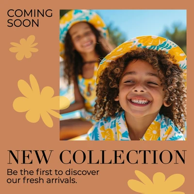 Template New Collection Instagram-Square Post with Brown