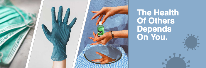 Template Blue Hygiene Awareness Campaign Poster