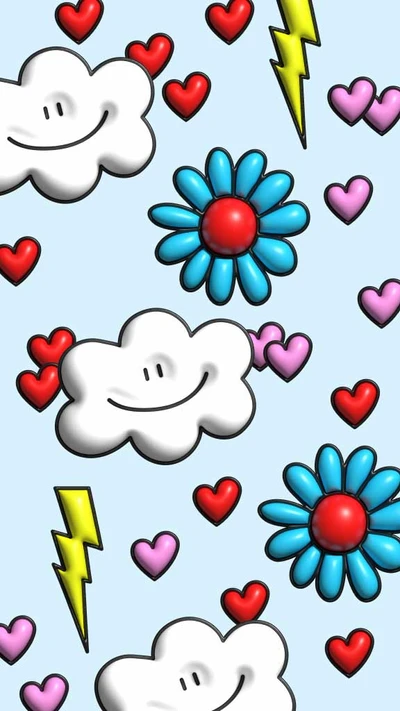 Template Playful Sky Blue Social Media Post Template