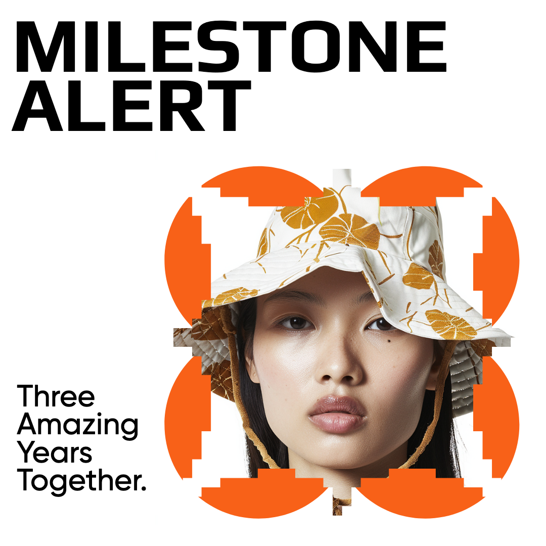 Orange Celebration Instagram-Square Post Milestone Alert