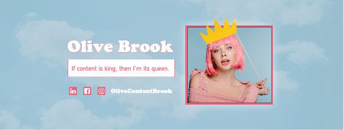 Template Bold Pink and Blue Influencer Ad Template