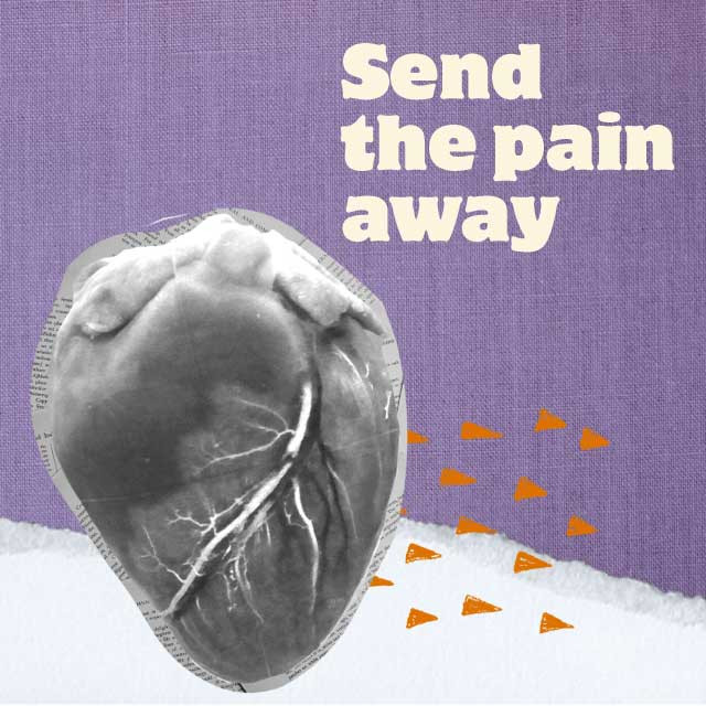 Template Purple Hues Health Support Poster Design