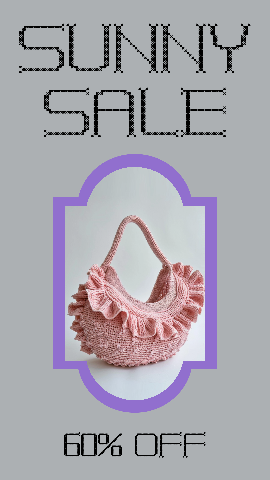 Template Summer Instagram-Story Sale in Pastel Gray