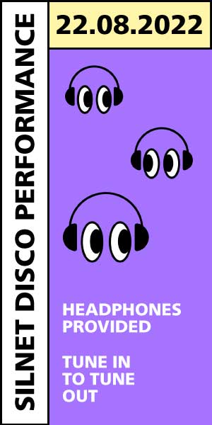 Purple Silent Disco Performance Ad Template