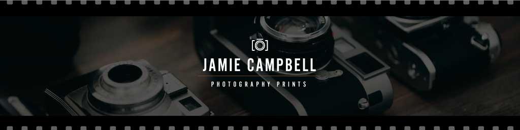 Template Sleek Dark Photography Banner Advertisement