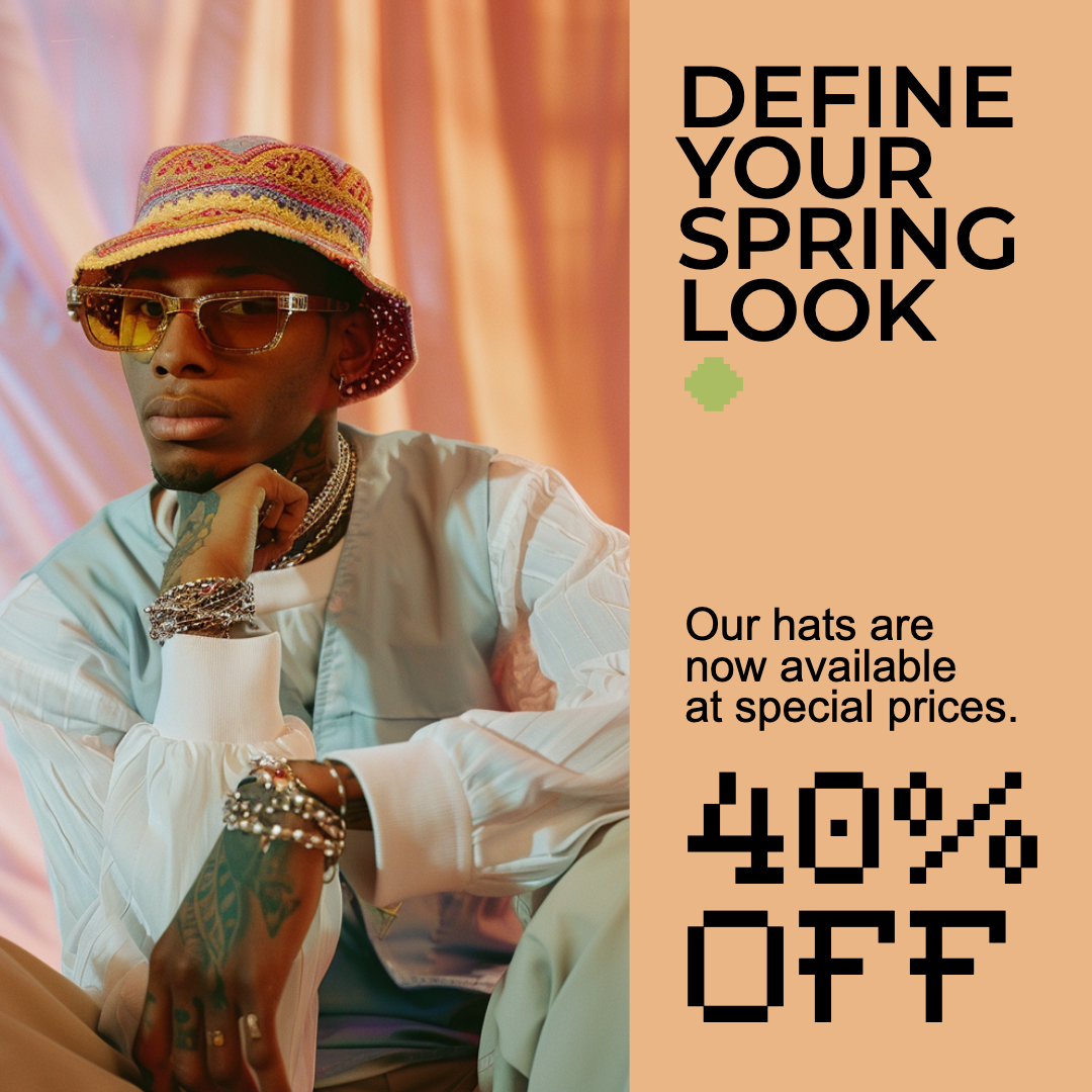 Trendy Spring Instagram-Square Hat Sale Beige