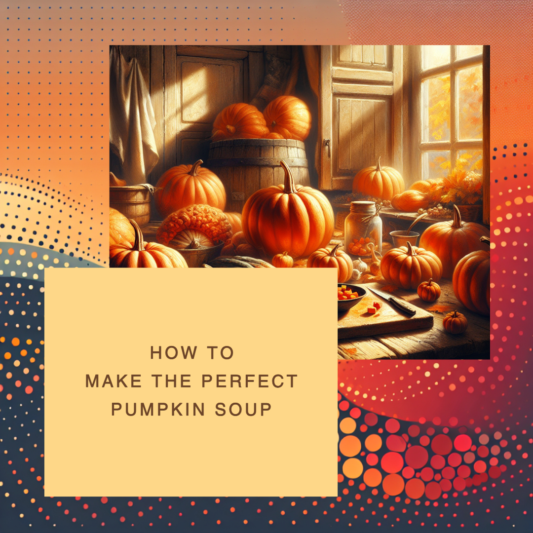 Orange Pumpkin Soup Recipe Post Design