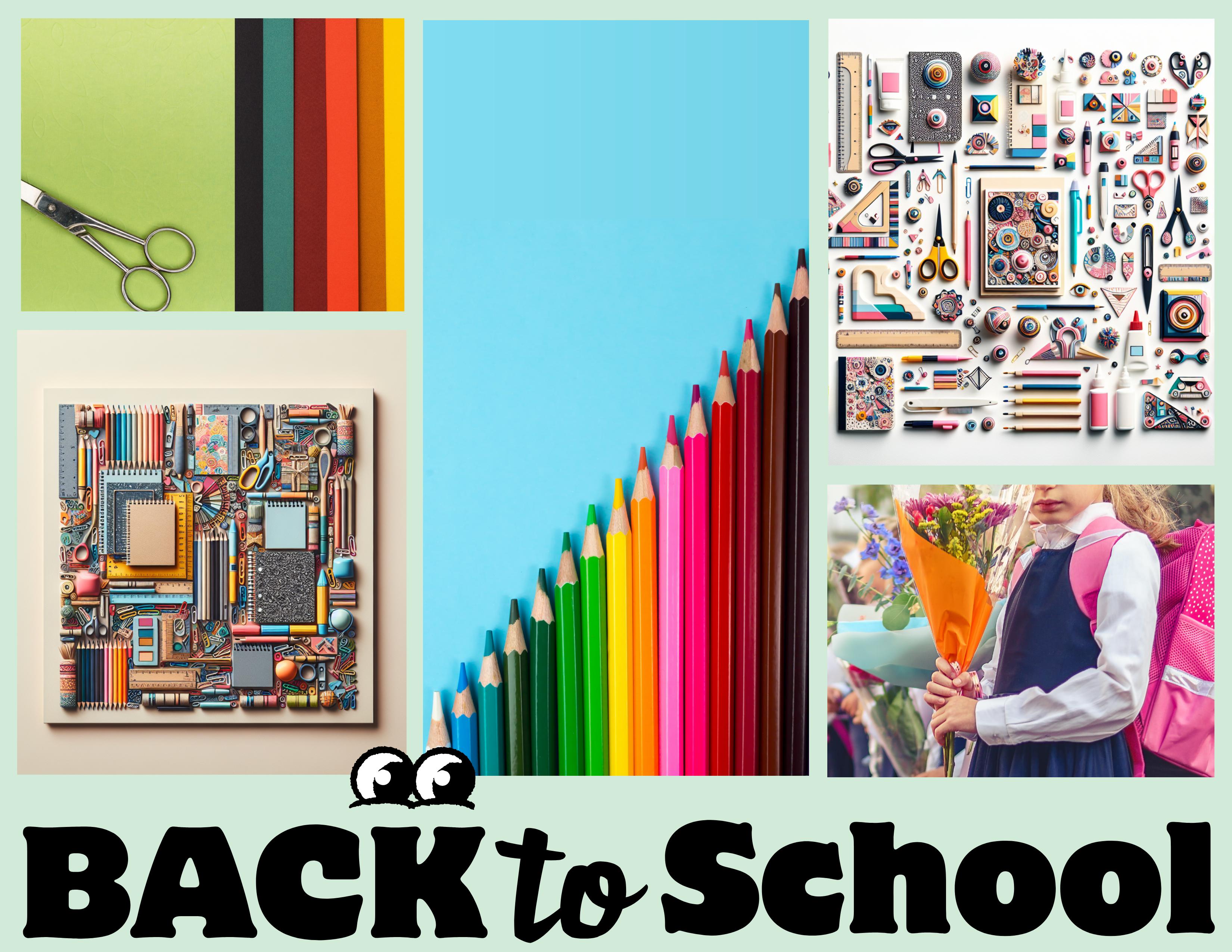 Colorful Back to School Poster Design