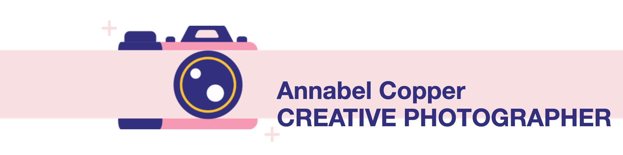 Template Chic Photographer Business Card Template in Pink