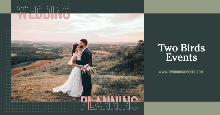 Template Elegant Wedding Planner Ad Template in Teal