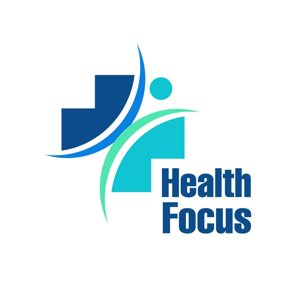 Template Vibrant Blue and Green Health Logo Template