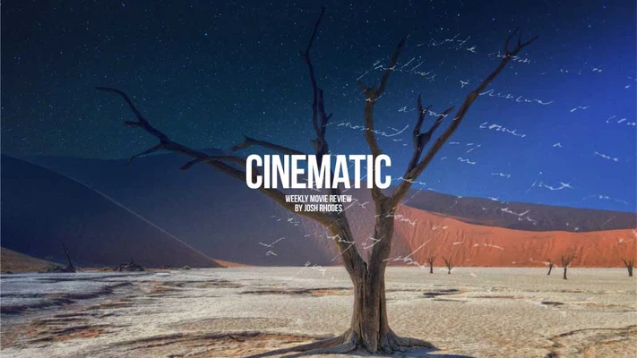 Template Starry Night Sky Cinematic Poster Design