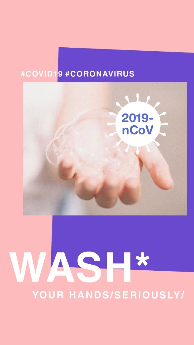 Template Handwashing Reminder Health Awareness Poster