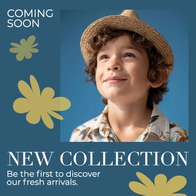 Template Creative Instagram-Square Post in Blue Tones