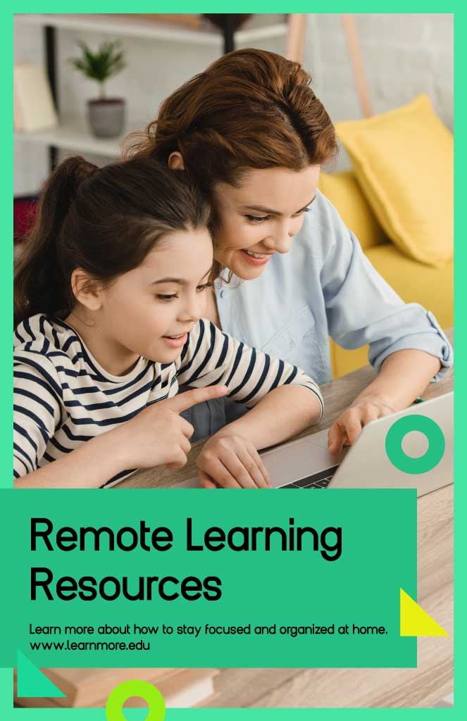 Template Engaging Green Online Learning Ad Template