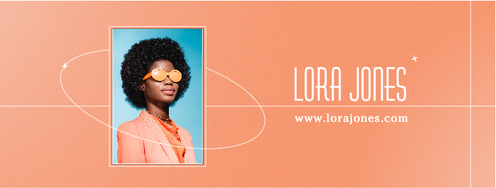 Chic Apricot Personal Branding Post Template