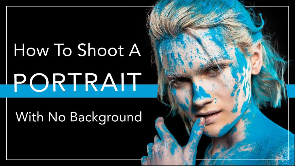 Template Blue Hues Portrait Photography Poster Design