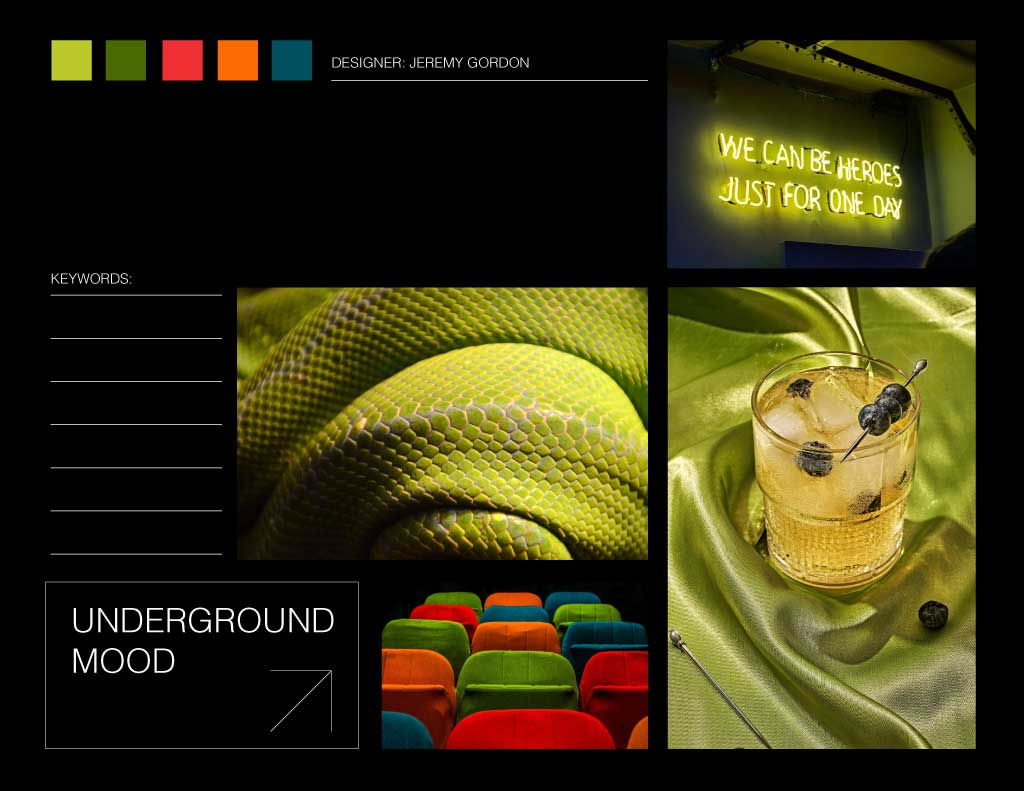 Vibrant Underground Mood Poster Design Template