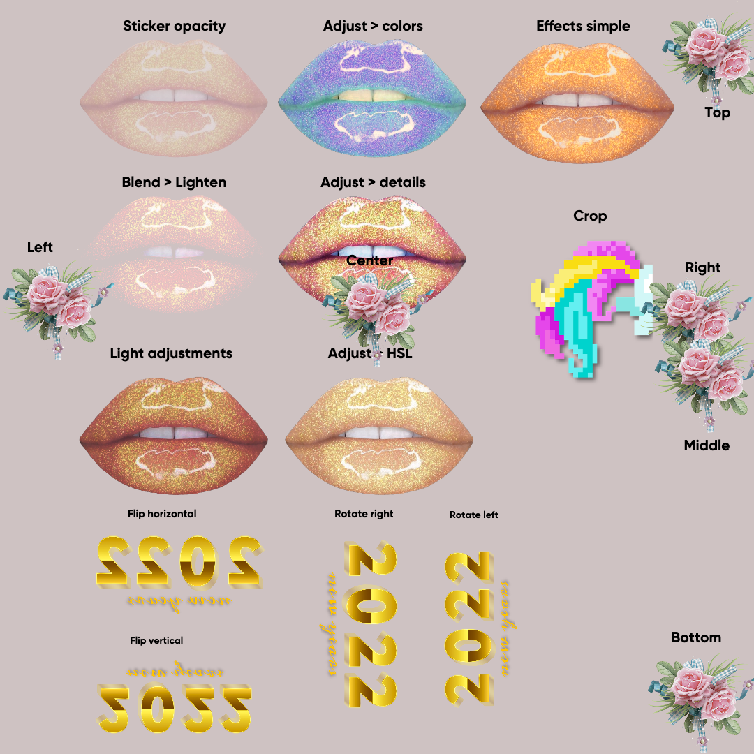 Vibrant Makeup Tutorial Poster with Pink and Gold