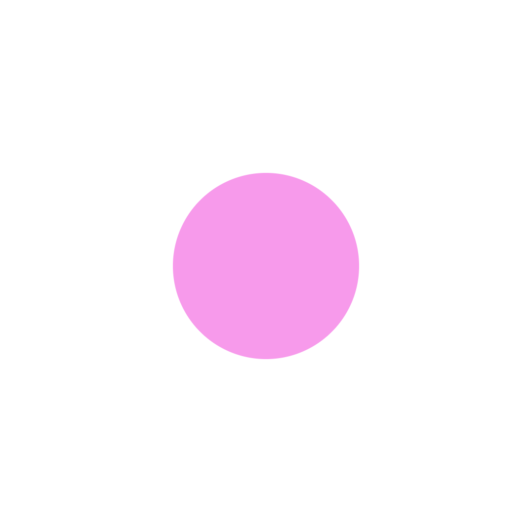 Vibrant Pink Circle Minimalist Post Design