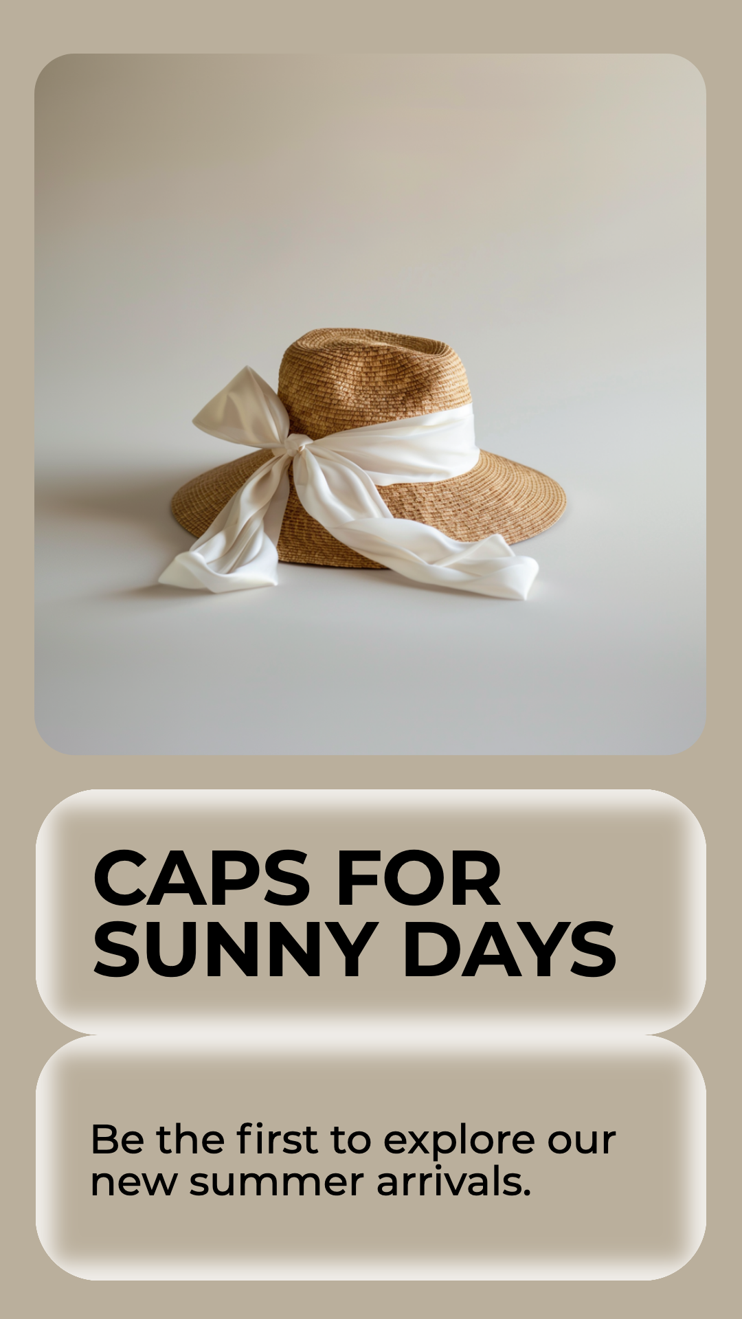 Template Stylish Beige Instagram-Story for Summer Days