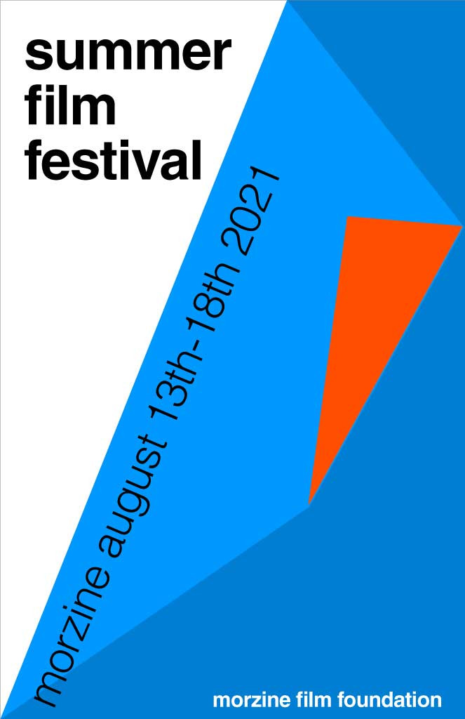 Template Blue and Orange Summer Film Festival Poster