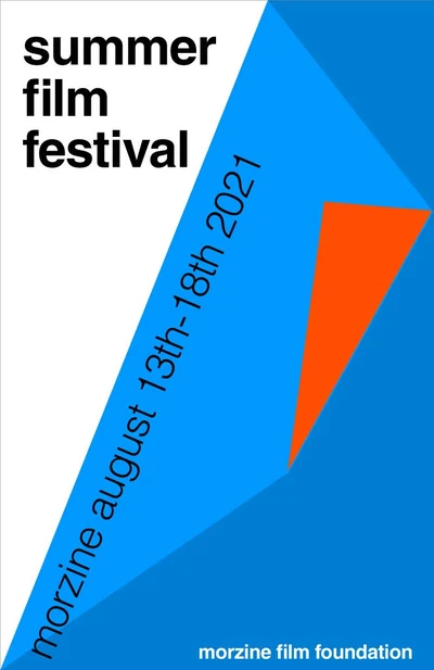 Template Blue and Orange Summer Film Festival Poster