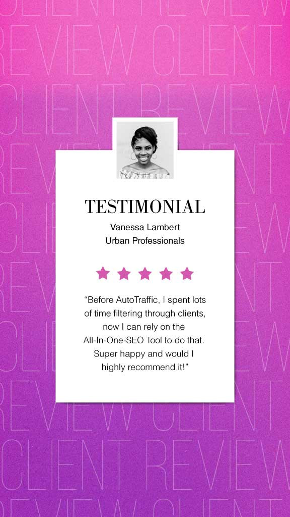 Template Elegant Purple Testimonial Ad Design Template