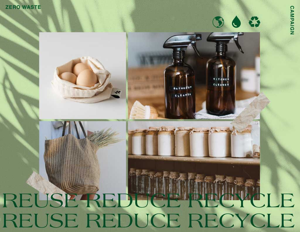 Template Eco-Friendly Green Campaign Poster Design