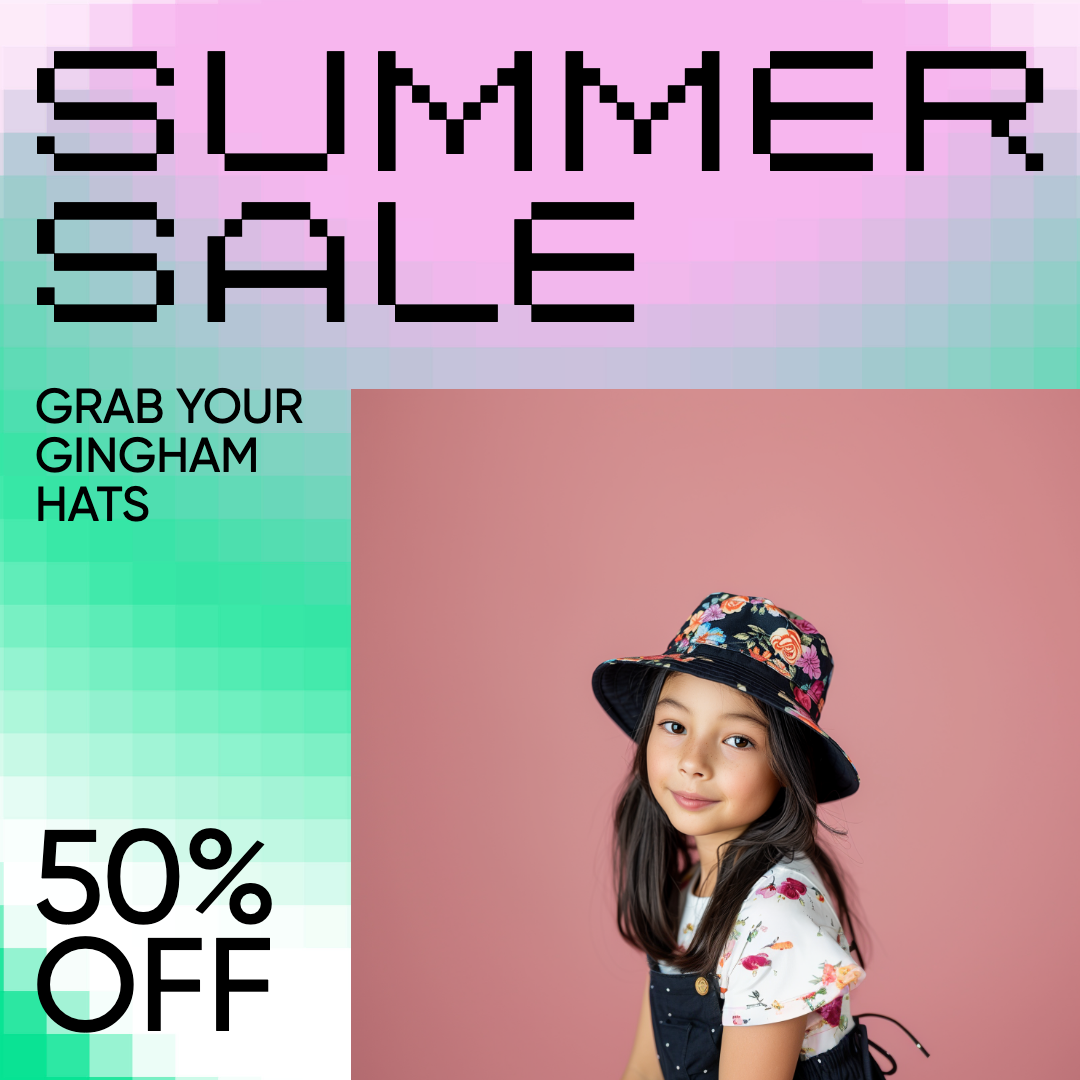 Summer Sale Instagram-Square Post Pink Teal