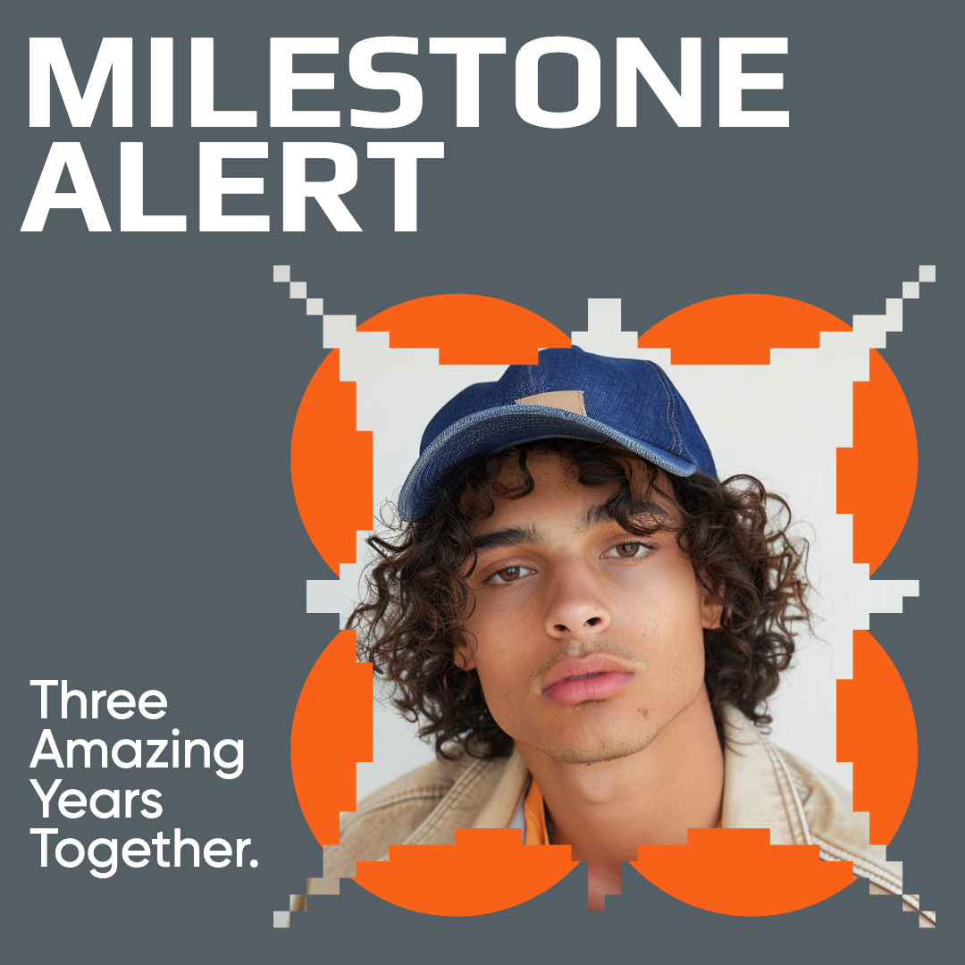 Orange Milestone Alert Instagram-Square Post