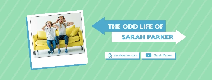 Template Quirky Personal Blog Post Teal Stripe Design