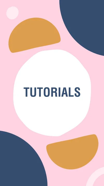 Template Chic Pink Educational Tutorials Poster Design