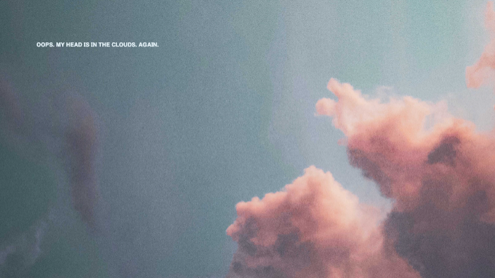 Dreamy Sky Poster with Pink and Blue Hues