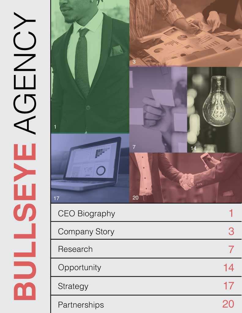 Template Bold Green Corporate Presentation Poster