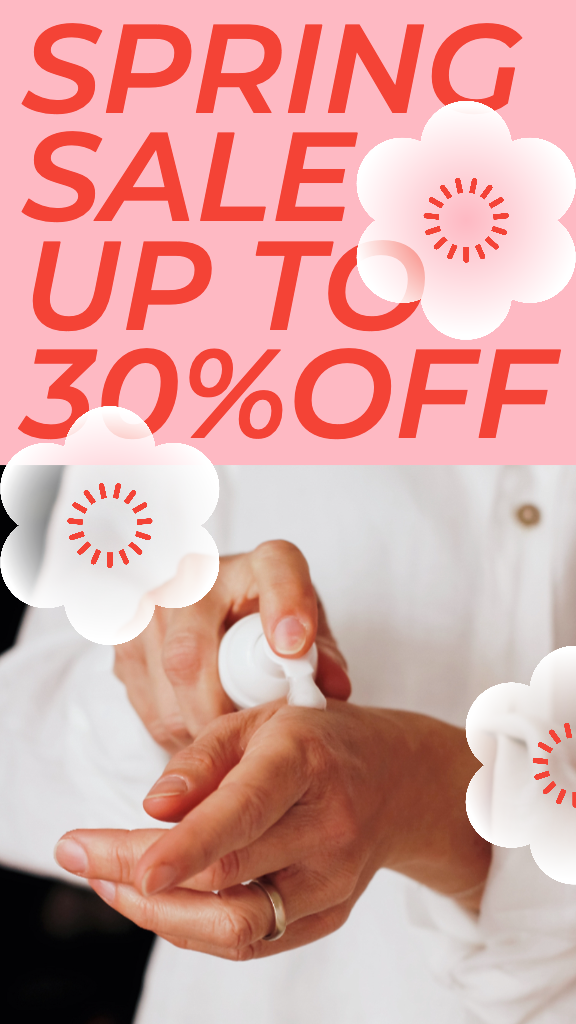 Cherry Blossom Spring Sale Instagram Story Ad