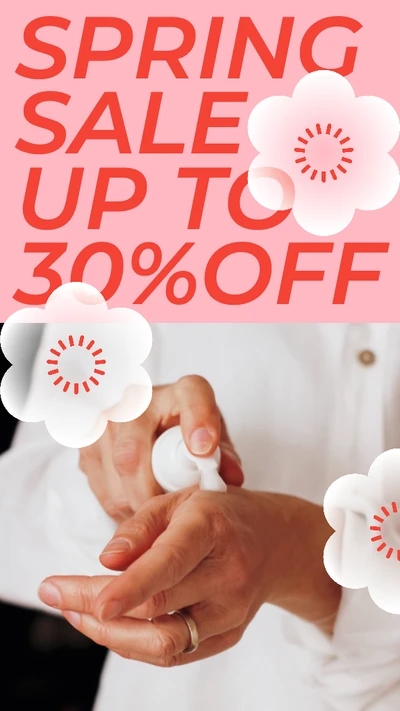 Cherry Blossom Spring Sale Instagram Story Ad