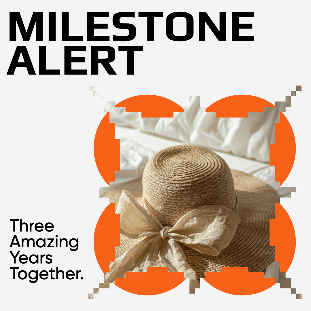 Orange Milestone Alert Instagram-Square Post