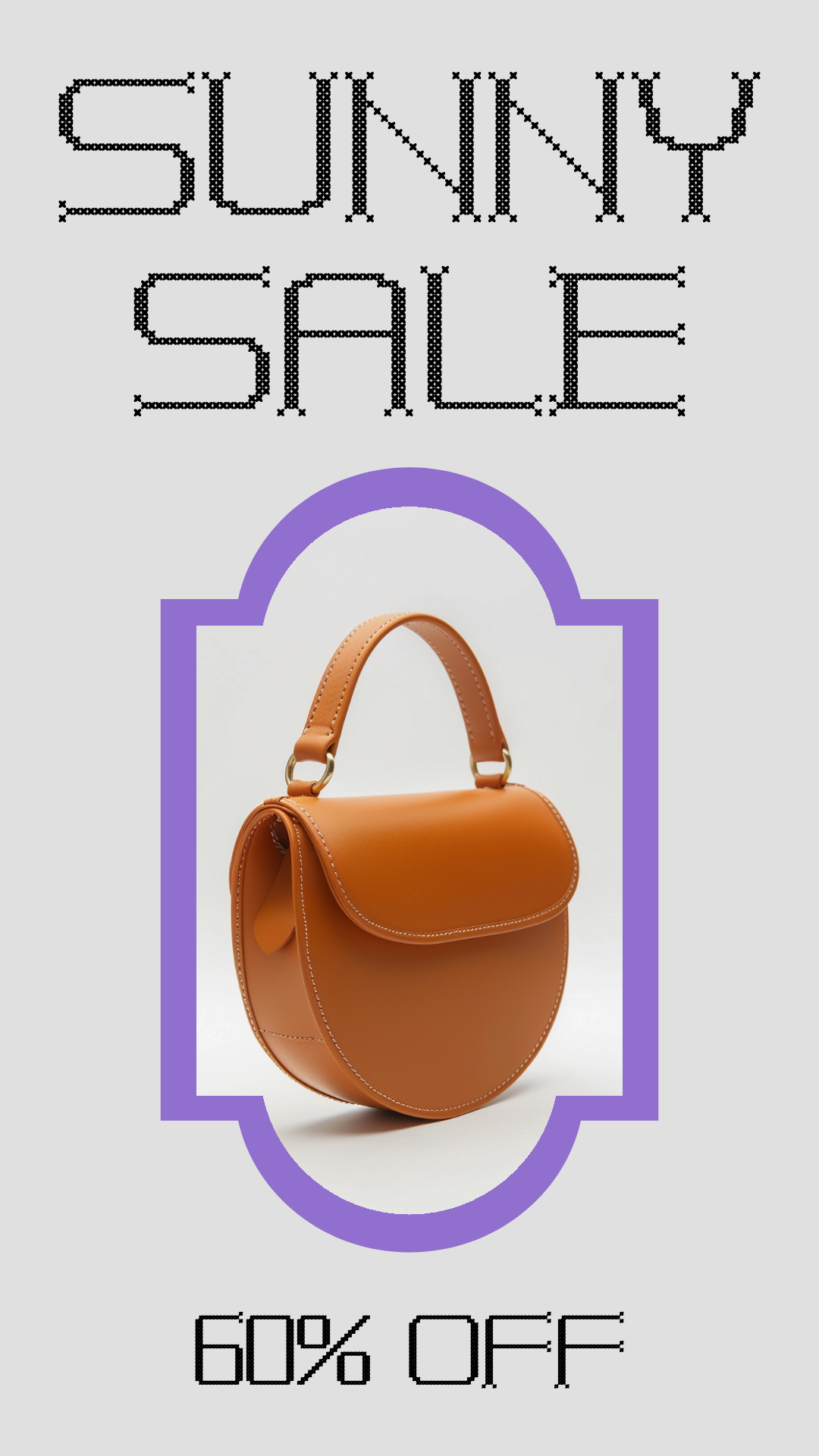 Template Stylish Instagram Story Featuring Orange Handbag