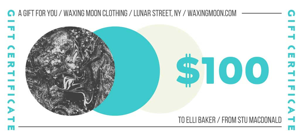 Template Stylish Teal and Grey Voucher Template Design