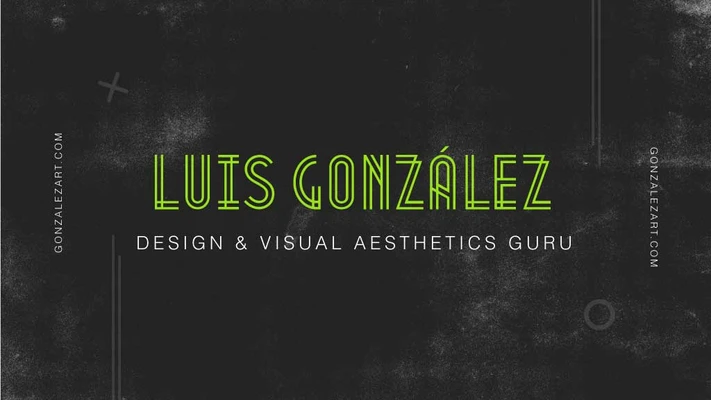 Template Black and Neon Green Professional Business Card Design