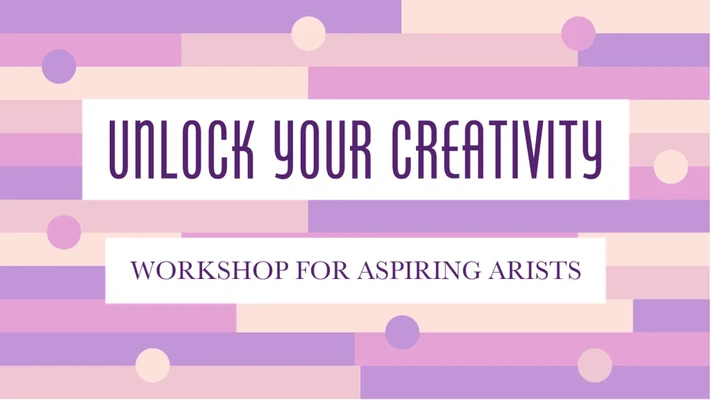 Template Purple Artist Workshop Poster Design