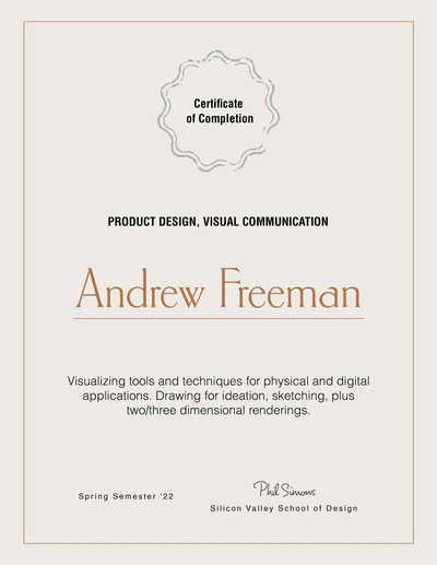 Template Elegant Beige Completion Certificate Template
