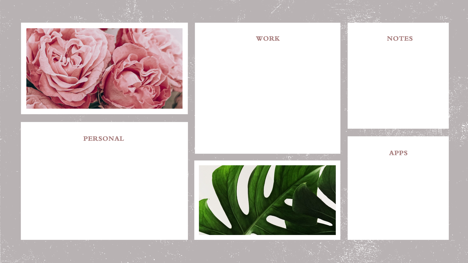 Elegant Pink Green Template for Organizational Layouts