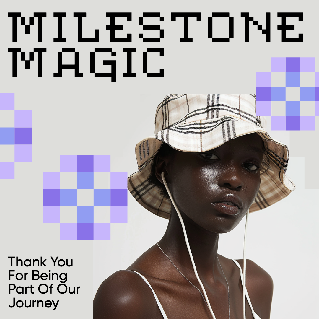 Milestone Magic Gratitude Instagram Square Post