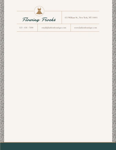 Template Elegant Cream Fashion Boutique Voucher Template
