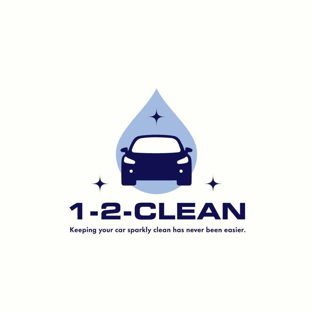 Template Sleek Blue Car Wash Ad Template