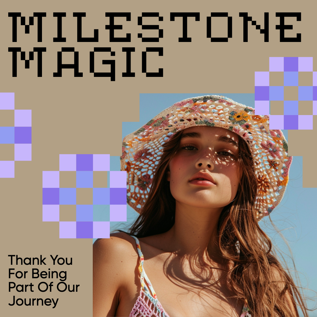 Milestone Magic Appreciation Instagram Post Beige